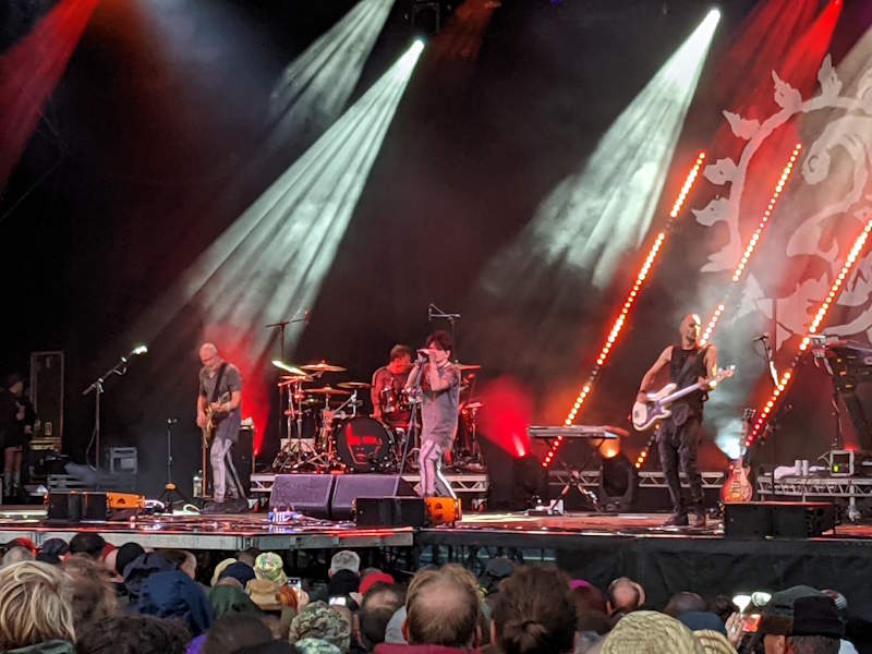 Gary Numan performing in what was a highlight for me at Beautiful Days