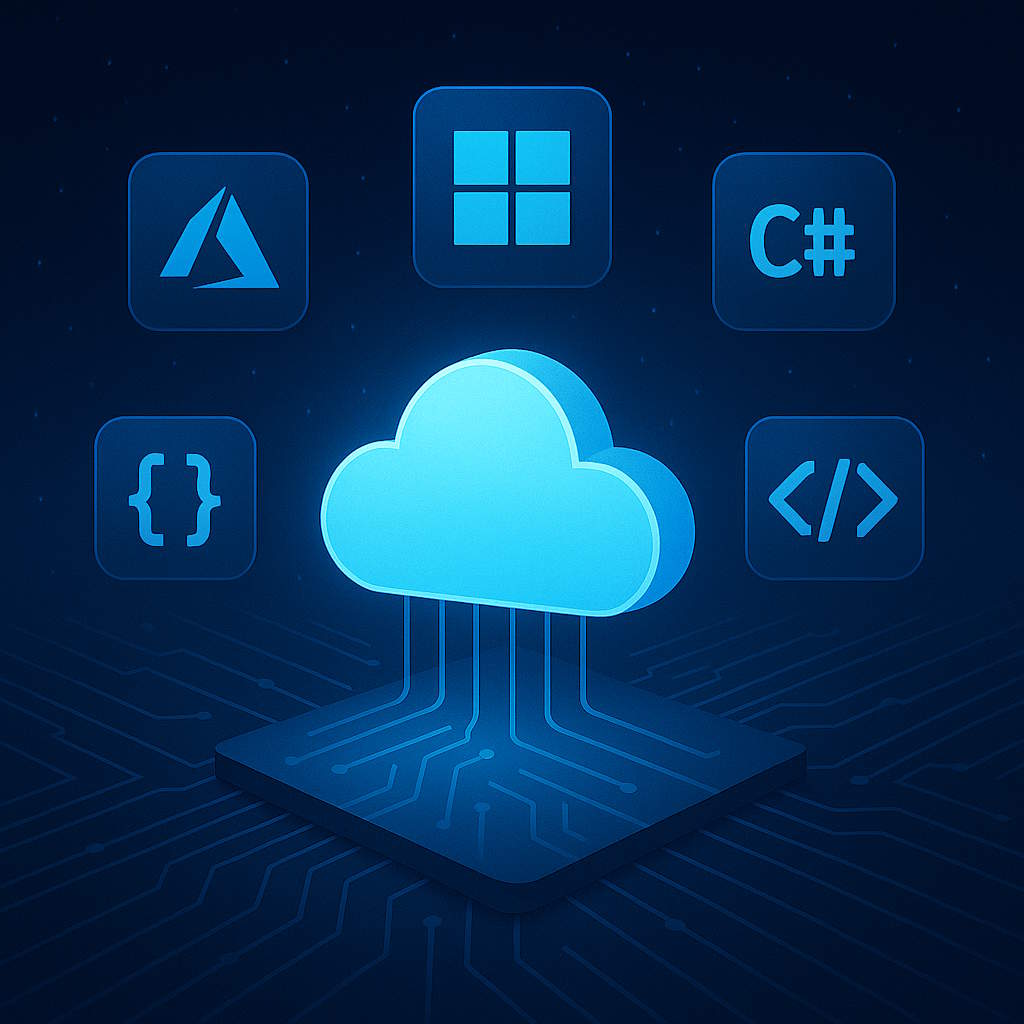 Technology that we work with - data transformation, cloud and Microsoft stack