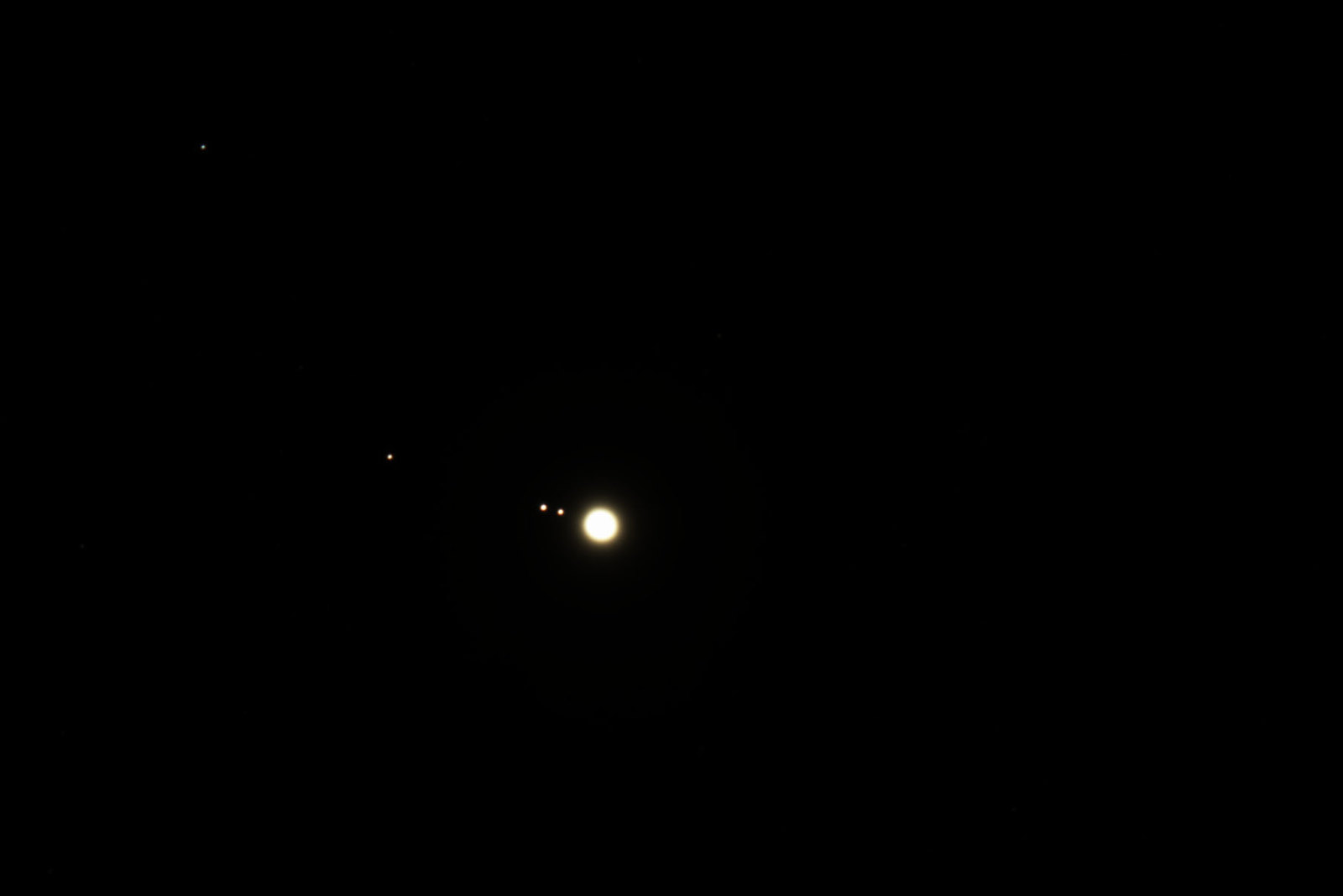 Jupiter and a few moons